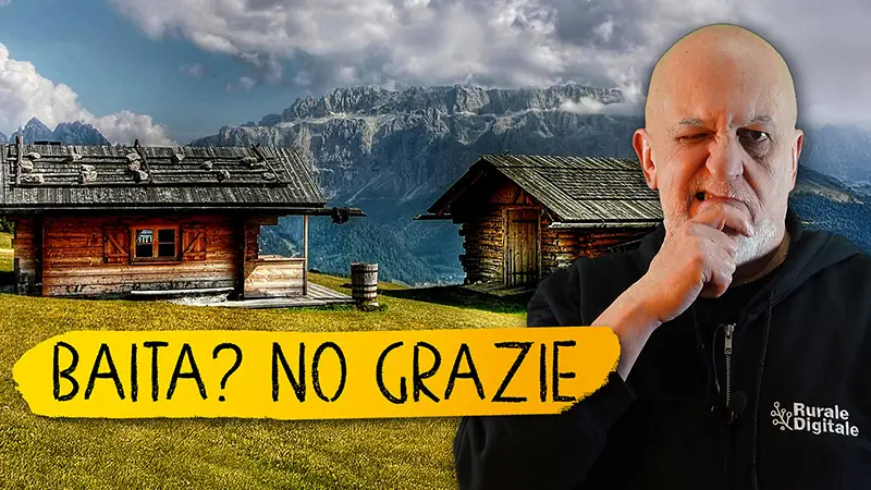 vivere in una baita isolata