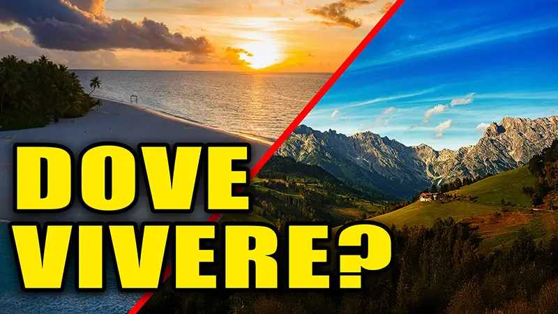 meglio vivere al mare oppure in montagna?